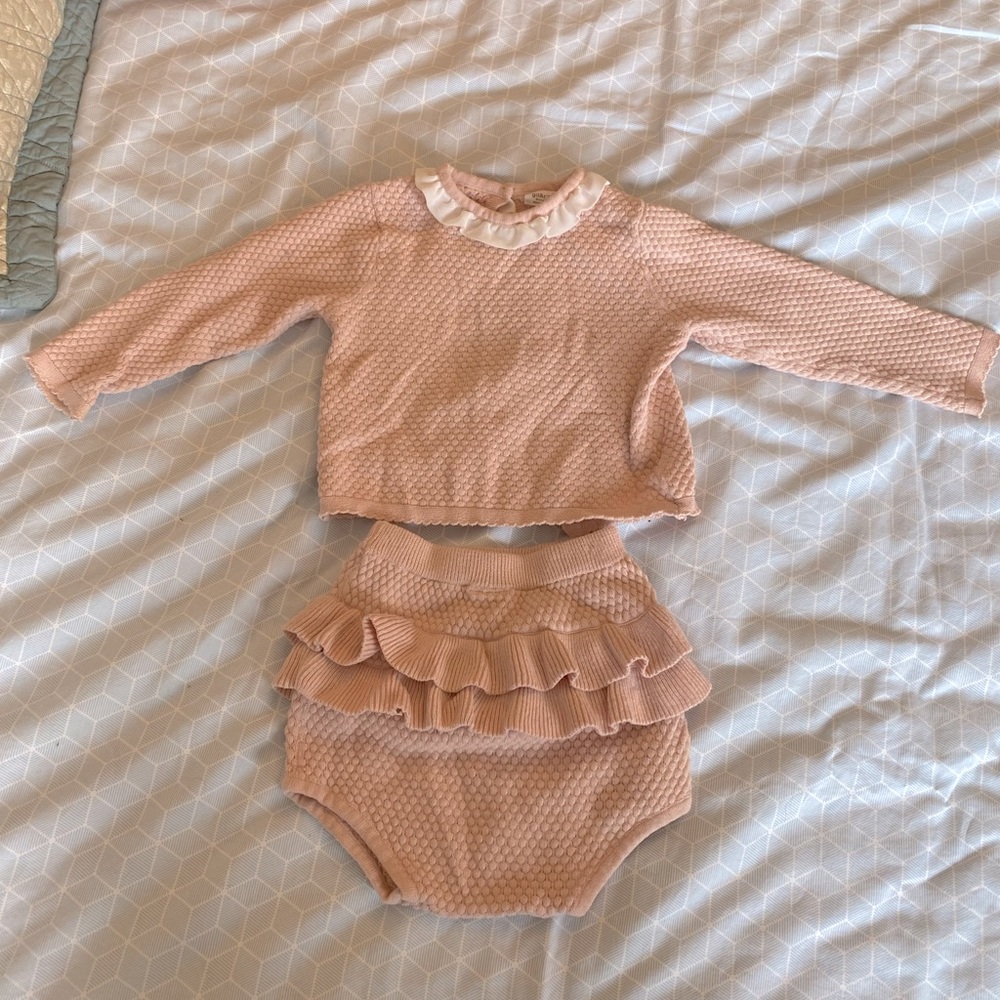 gil&niya girls 18-24 mo knit set